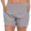 Champion Swim Board Shorts for Women, 5”/7” Swim Shorts Women with Pockets for Beach, Pool, Summer(Grey)