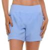 Champion Swim Board Shorts for Women, 5”/7” Swim Shorts Women with Pockets for Beach, Pool, Summer(Light Blue)