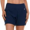 Champion Swim Board Shorts for Women, 5”/7” Swim Shorts Women with Pockets for Beach, Pool, Summer(Navy)