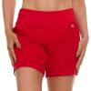 Champion Swim Board Shorts for Women, 5”/7” Swim Shorts Women with Pockets for Beach, Pool, Summer(Red)