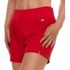 Champion Swim Board Shorts for Women, 5”/7” Swim Shorts Women with Pockets for Beach, Pool, Summer(Red)