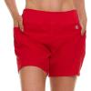 Champion Swim Board Shorts for Women, 5”/7” Swim Shorts Women with Pockets for Beach, Pool, Summer(Red)
