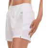 Champion Swim Board Shorts for Women, 5”/7” Swim Shorts Women with Pockets for Beach, Pool, Summer(White)