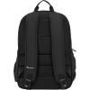 Champion Venice Laptop Backpack in Crinkle Nylon with Padded Adjustable Straps, Water Bottle Pocket for Work, Travel, Commute, Black, Medium(Black)