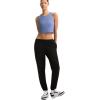 Champion Women’s Crop Top, Soft Touch, Moisture Wicking, Ribbed Cropped Top for Women(Sevenseas Blue)