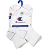 Champion Women’s Cushioned Quarter Socks (6-Pack)(Bright White)