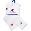 Champion Women’s Cushioned Quarter Socks (6-Pack)(High Quarter White)
