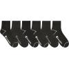 Champion Women’s Cushioned Quarter Socks (6-Pack)(Midnight Black)