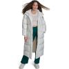 Champion Womens Extra Long Quilted Puffer Jacket With Hood(Marshmallow)