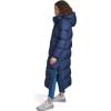 Champion Womens Extra Long Quilted Puffer Jacket With Hood(Navy)