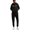 Champion Women’s Fleece Joggers, Standard Fit, Midweight, Script & C Logo, Available in Regular and Plus(Black – Classic Script Logo)