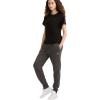 Champion Women’s Fleece Joggers, Standard Fit, Midweight, Script & C Logo, Available in Regular and Plus(Granite Heather – C Logo)