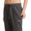 Champion Women’s Fleece Joggers, Standard Fit, Midweight, Script & C Logo, Available in Regular and Plus(Granite Heather – C Logo)