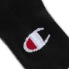 Champion Women’s Low Cut Athletic Socks (6-Pack)(Black Big C)