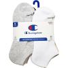 Champion Women’s Low Cut Athletic Socks (6-Pack)(Grey/Neutral Assorted)