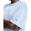 Champion Women’s Mesh Shimmel Tee(Pewter Blue)