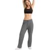 Champion Women’s Size Lounge Pants, Standard Fit, Lightweight, Available in Regular and Plus(Granite Heather)