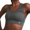 Champion Women’s Sports Bra, Infinity Racerback, Moderate Support, Seamless Sports Bra for Women(Asphalt)