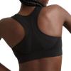 Champion Women’s Sports Bra, Infinity Racerback, Moderate Support, Seamless Sports Bra for Women(Black)