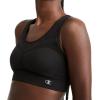 Champion Women’s Sports Bra, Infinity Racerback, Moderate Support, Seamless Sports Bra for Women(Black)