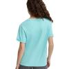 Champion Women’s Vintage Wash T-Shirt, C Logo(Aquarelle Blue Light)