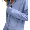 Champion Women’s Vintage Wash Zip-up Hoodie, C Logo(Sevenseas Blue)