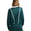 Champion Women’s Yearbook 1/4 Zip Pullover(Emerald Allure/White)