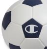 Champion Youth & Adult Soccer Ball – Paneled Design, Enhanced Control, Durable Cover & Butyl Bladder, for Indoor & Outdoor Training, Sizes 3, 4, 5, Includes 6″ Pump(White/Medieval Blue)