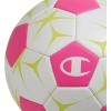 Champion Youth & Adult Soccer Ball – Paneled Design, Enhanced Control, Durable Cover & Butyl Bladder, for Indoor & Outdoor Training, Sizes 3, 4, 5, Includes 6″ Pump(White/Optic Pink/Evening Primrose)