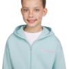 Champion girls Girls Hoodie Sweatshirt Zip Up Fleece Athletic Hoodie for Girl Clothing(Light Blue)
