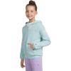 Champion girls Girls Hoodie Sweatshirt Zip Up Fleece Athletic Hoodie for Girl Clothing(Light Blue)