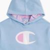 Champion girls Girls Hoodie Sweatshirt Zip Up Fleece Athletic Hoodie for Girl Clothing(Placid Blue)