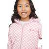 Champion girls Girls Hoodie Sweatshirt Zip Up Fleece Athletic Hoodie for Girl Clothing(Sweet Lilac Check)