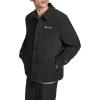 Champion mens Active Water-resistant Coaches Jacket(Black)