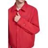Champion mens Active Water-resistant Coaches Jacket(Chili Pepper)