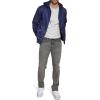 Champion mens Champion Men’s Lightweight Varsity Jacket With Jersey Hood(Peacoat)