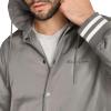 Champion mens Champion Men’s Lightweight Varsity Jacket With Jersey Hood(Pewter)