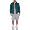 Champion mens Champion Men’s Lightweight Varsity Jacket With Jersey Hood(Rain Forest)