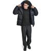 Champion mens Heavy Weight Puffer With Adjustable Hood(Black)