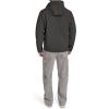 Champion mens Hooded Coaches Rain Jacket(Black Soft Shell)