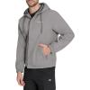 Champion mens Hooded Coaches Rain Jacket(Gargoyle Soft Shell)