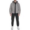 Champion mens Hooded Coaches Rain Jacket(Gargoyle Soft Shell)