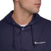 Champion mens Hooded Coaches Rain Jacket(Peacoat)
