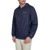 Champion mens Hooded Coaches Rain Jacket(Peacoat)