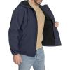 Champion mens Hooded Coaches Rain Jacket(Peacoat Soft Shell)