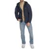 Champion mens Hooded Coaches Rain Jacket(Peacoat Soft Shell)
