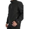 Champion mens Lightweight Active Soft Shell Jacket With Stand Collar(Black)