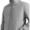 Champion mens Lightweight Active Soft Shell Jacket With Stand Collar(Heather Grey)