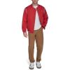 Champion mens Lightweight Varsity Bomber Jacket(Chili Pepper)