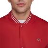 Champion mens Lightweight Varsity Bomber Jacket(Chili Pepper)